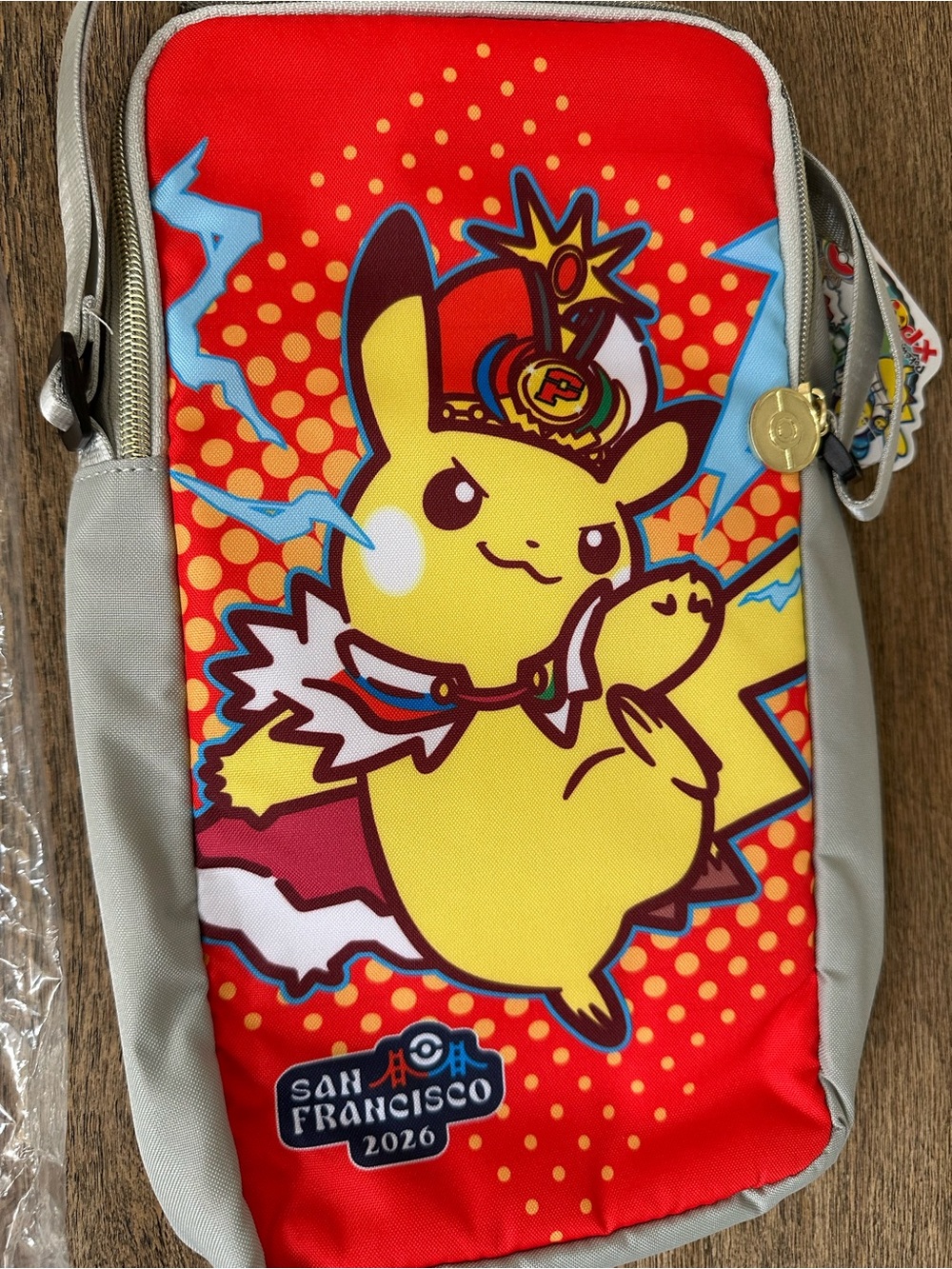 Pokémon World Championships 2026 San Francisco Exclusive Pikachu Sling / bag - Picture 5 of 10